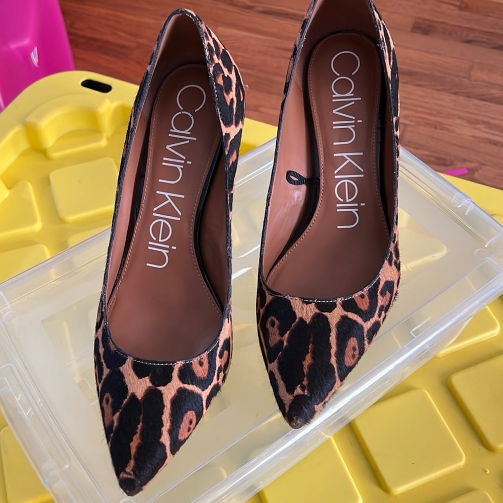 Cheetah print Calvin Klein Heels